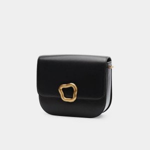 Songmont Large Reset Tofu Crossbody Bag Black | IRELAND CTKPF