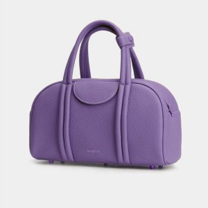 Songmont Medium Bowling Crossbody Bag Lavender | IRELAND MNLPD