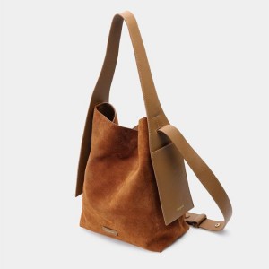 Songmont Medium Drippy Tote Bag Brown | IRELAND LHDUE