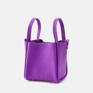 Songmont Medium Song Bucket Bag Purple | IRELAND GWQBJ