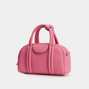 Songmont Small Bowling Crossbody Bag Pink | IRELAND HELSD