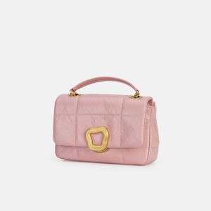 Songmont Small Chocolate Shoulder Bag Pink | IRELAND PEAJU