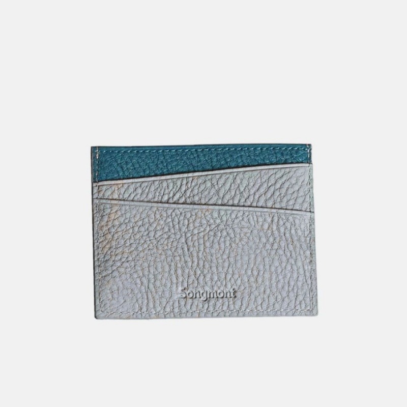 Songmont Card Holder Grey / Turquoise | IRELAND YHKBA