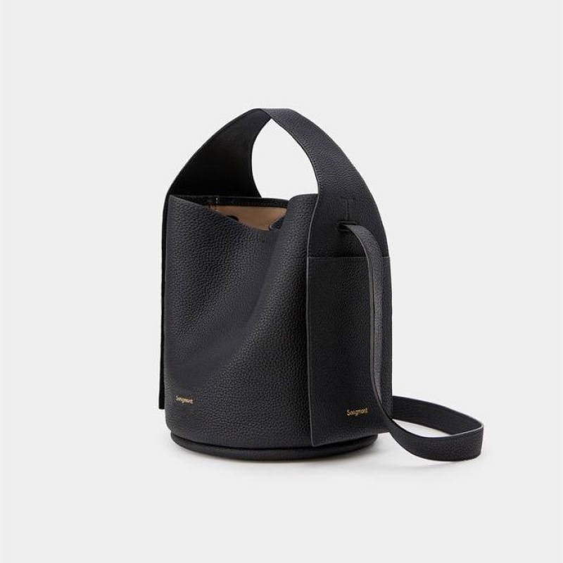 Songmont Drippy Bucket Bag Black | IRELAND KRYQL