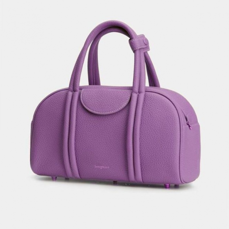 Songmont Medium Bowling Crossbody Bag Lavender | IRELAND CJEMA