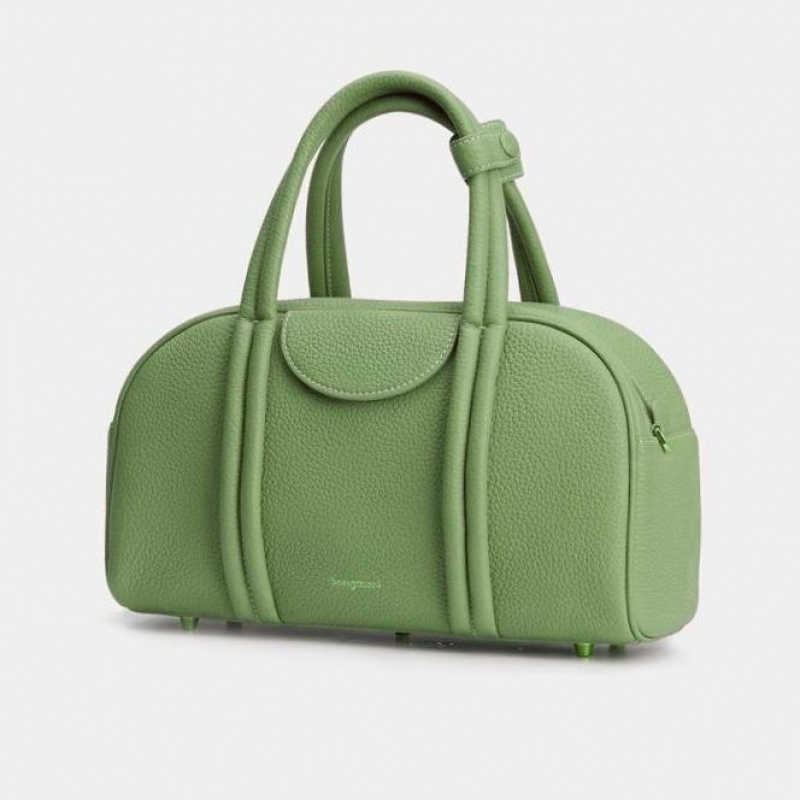 Songmont Medium Bowling Crossbody Bag Light Green | IRELAND SXZLM