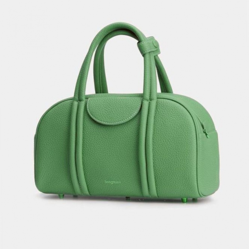 Songmont Medium Bowling Crossbody Bag Light Green | IRELAND XUFOL