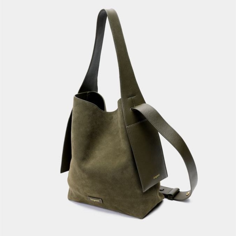 Songmont Medium Drippy Tote Bag Dark Green | IRELAND WPVTX