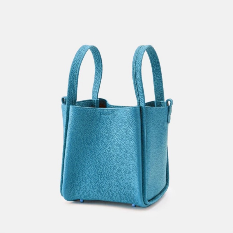 Songmont Medium Song Bucket Bag Blue | IRELAND DXNIG