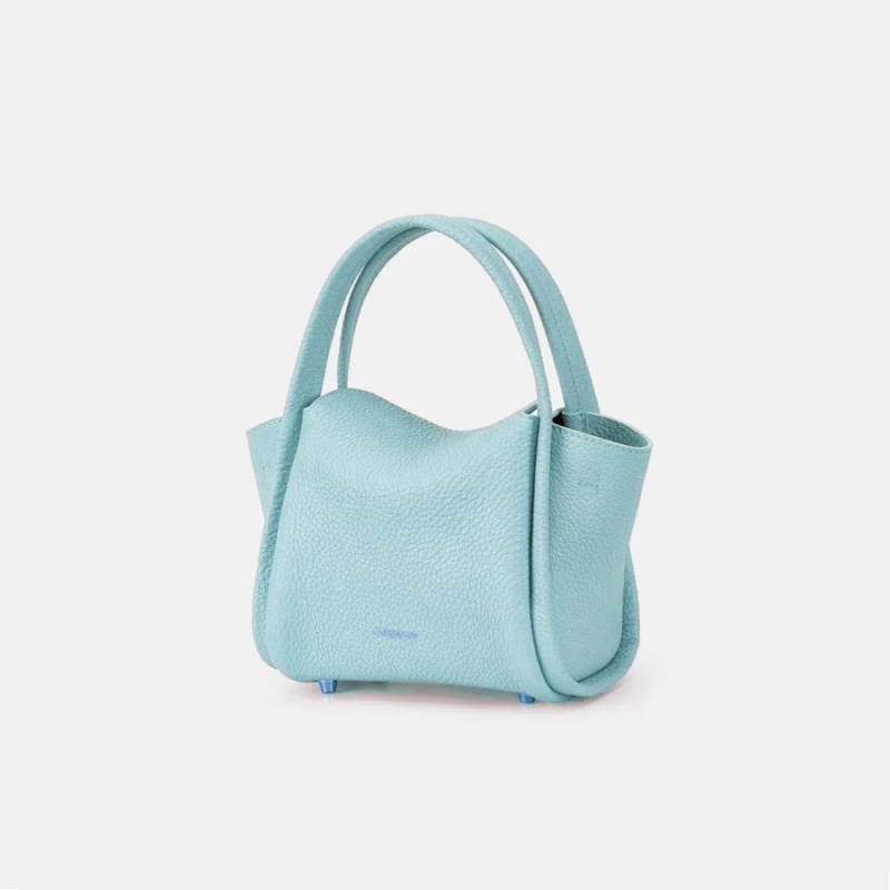 Songmont Mini Song Bucket Bag Light Blue | IRELAND MNXOZ