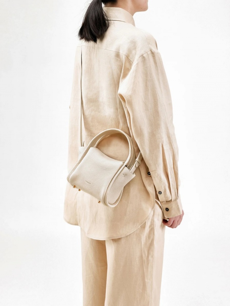 Songmont Mini Song Bucket Bag White | IRELAND EJYOI