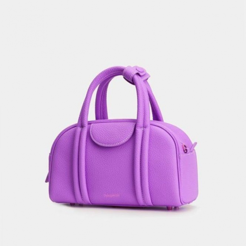 Songmont Small Bowling Crossbody Bag Lavender | IRELAND RZWIL