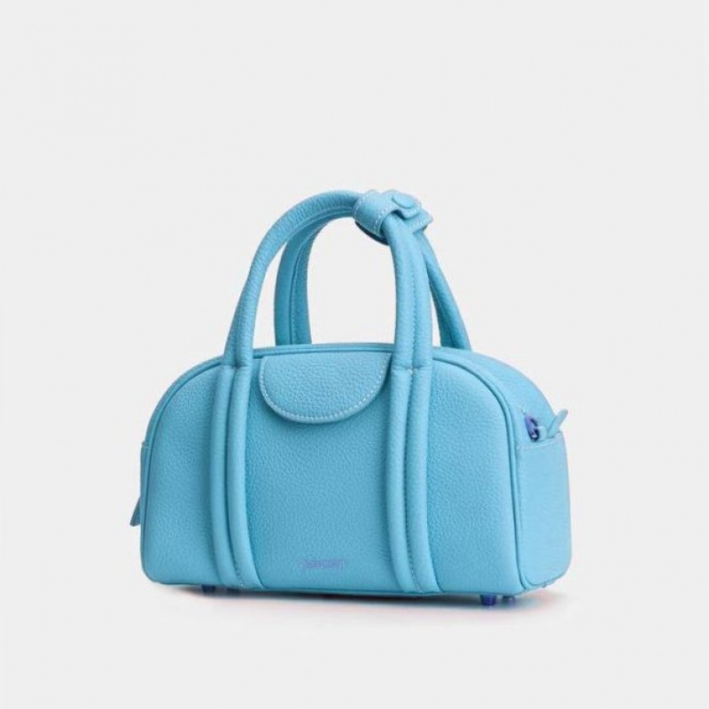 Songmont Small Bowling Crossbody Bag Light Blue | IRELAND JZTUL