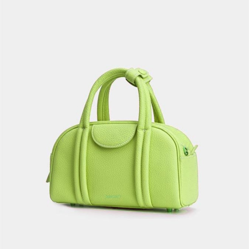 Songmont Small Bowling Crossbody Bag Light Green | IRELAND HFVSW