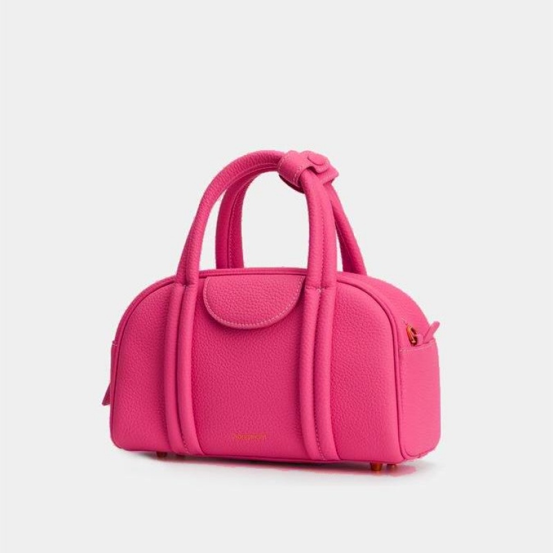 Songmont Small Bowling Crossbody Bag Pink | IRELAND WRCDQ