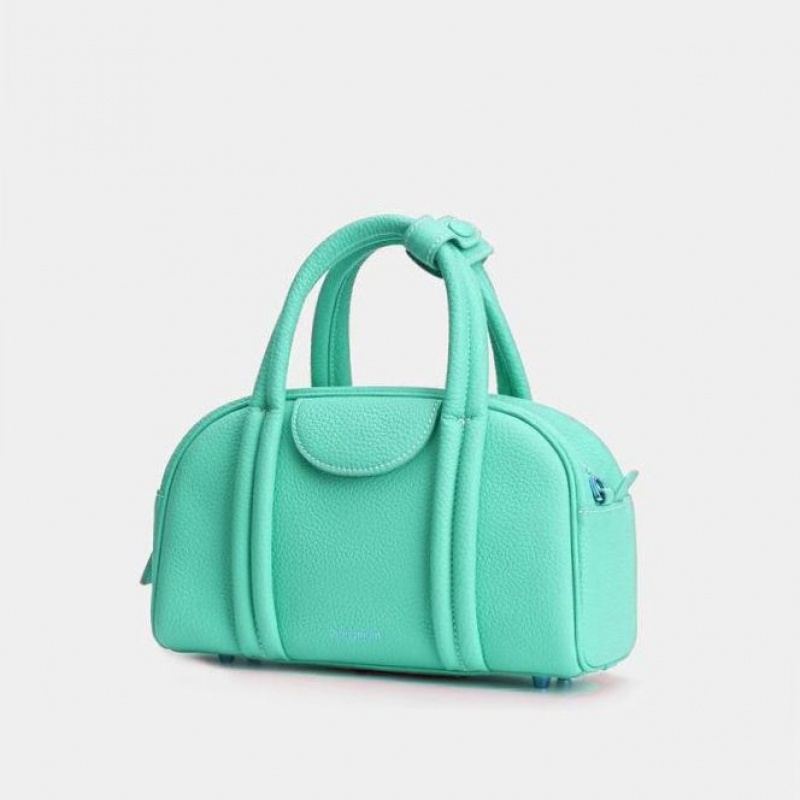 Songmont Small Bowling Crossbody Bag Turquoise | IRELAND COXLJ