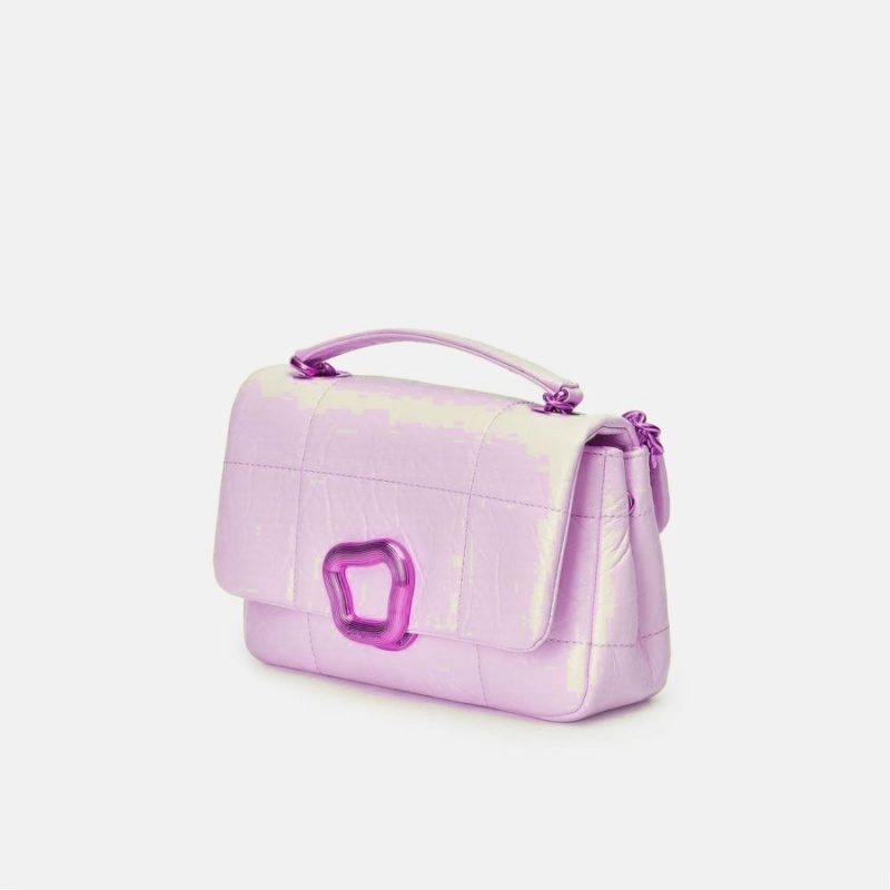 Songmont Small Chocolate Shoulder Bag Pink | IRELAND ENQGU