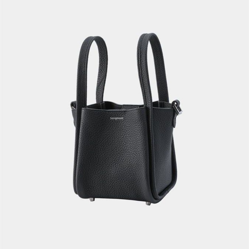 Songmont Small Song Bucket Bag Black | IRELAND NRVLM